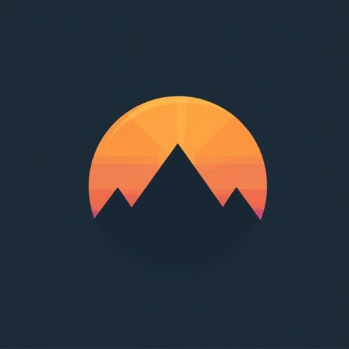 Mountain silhouette