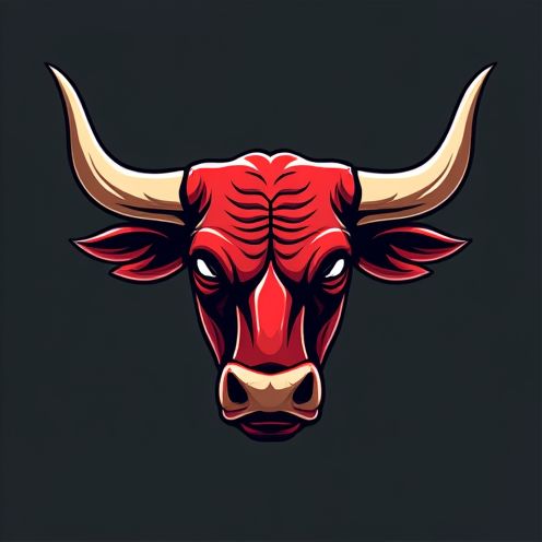 Stylized bull