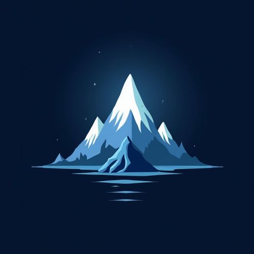 Icy peak