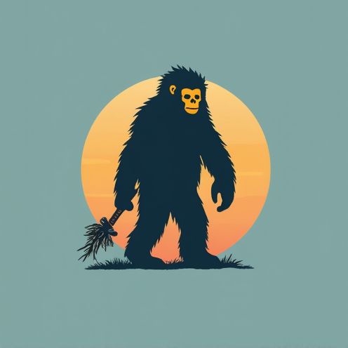 Yeti silhouette