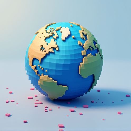 Pixel Globe