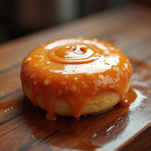 Glazed topping