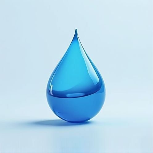 Droplet of liquid