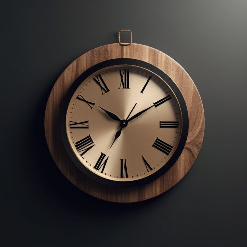 Sophisticated wall clock