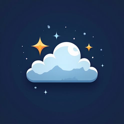 Cloud with Stars