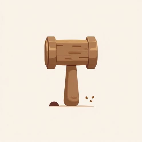 Wooden mallet