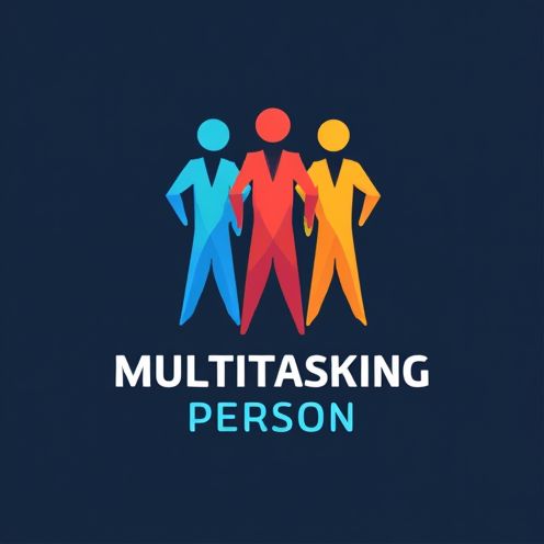 Multitasking Person