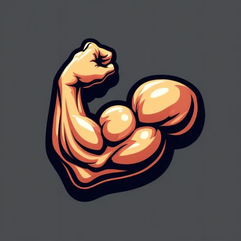 Muscle Flexing Arm