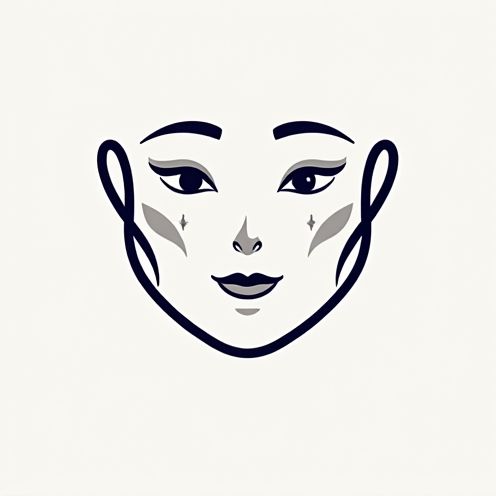 Facial Mask Outline