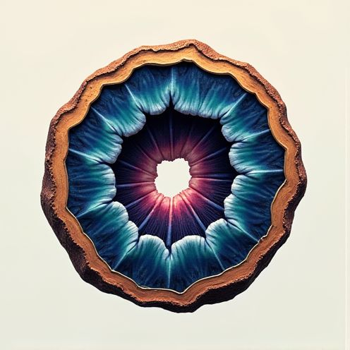 Geode cross-section