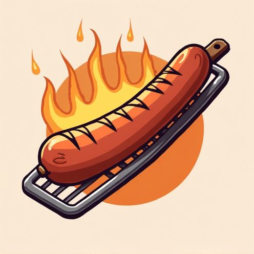 Grilled sausage