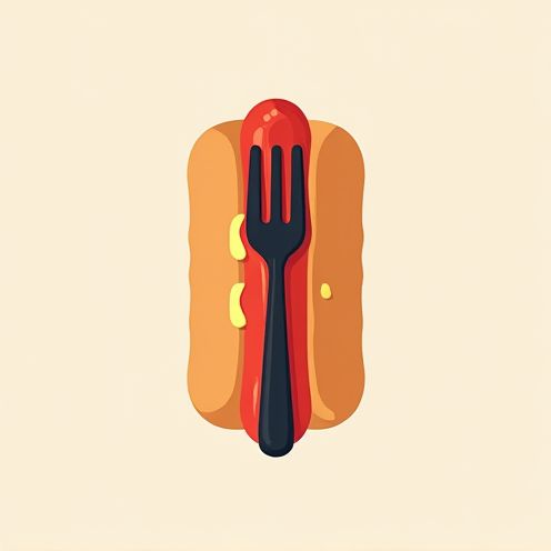 Hotdog fork