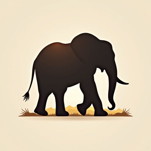 Elephant Silhouette