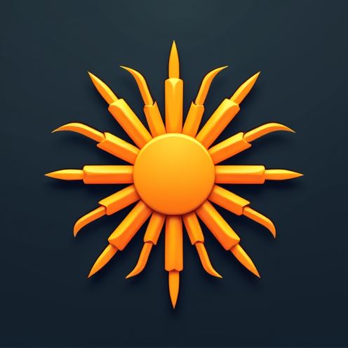 Sunburst Motif