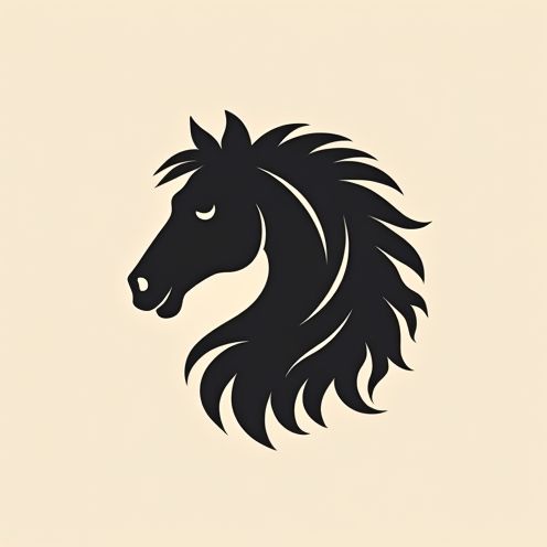 Horse silhouette