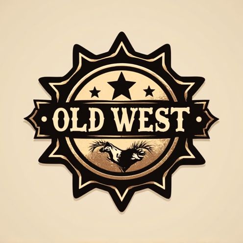 Old West badge