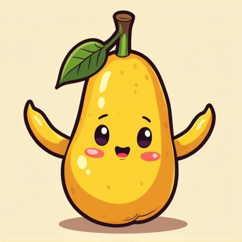 Jackfruit Cartoon Character