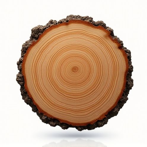 Tree ring cross-section