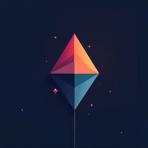 Abstract triangle kite