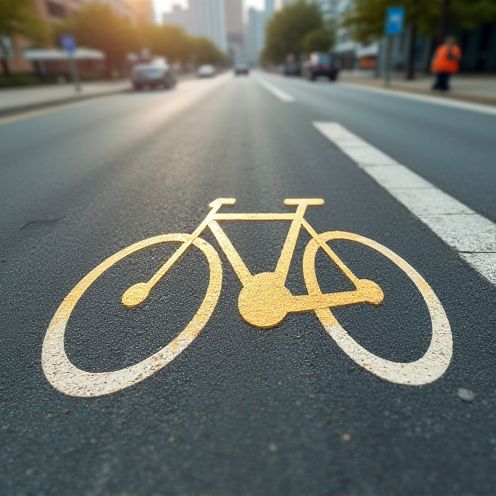 Bike Lane Markings