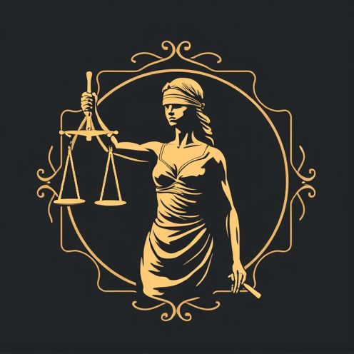 Blindfolded Lady Justice