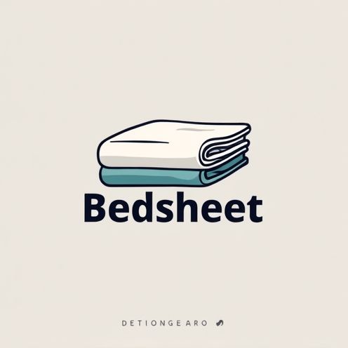 Folded bedsheet