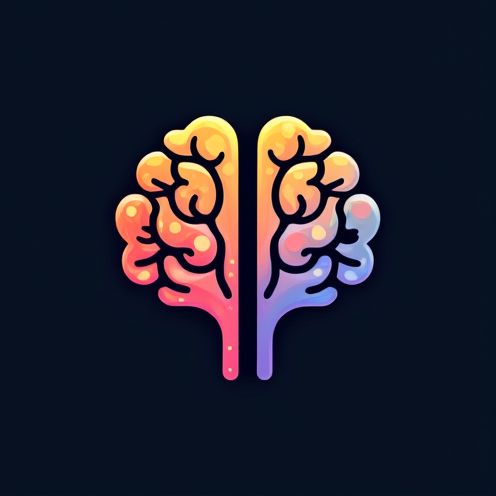 Brain with letters