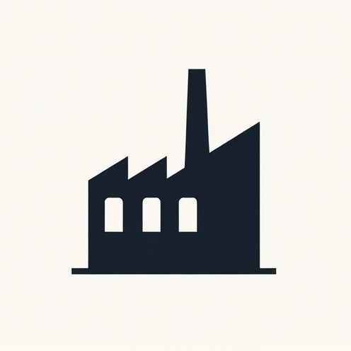 Factory silhouette