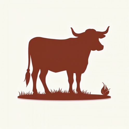 Cow silhouette