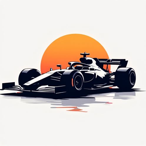 Racing Car Silhouette