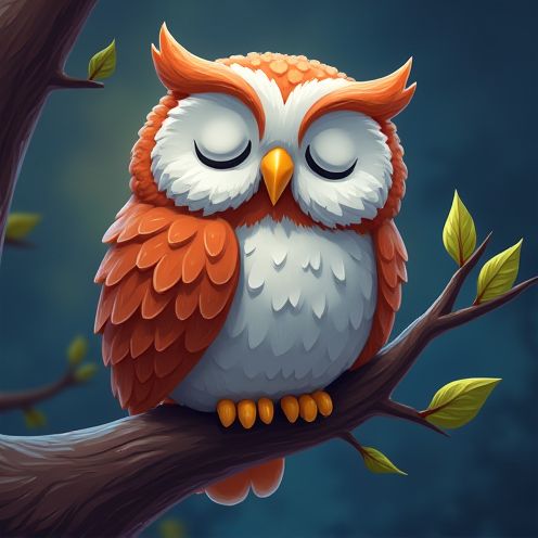 Sleepy Owl