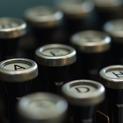 Typewriter keys