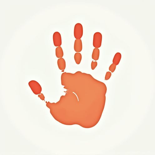 Baby handprint