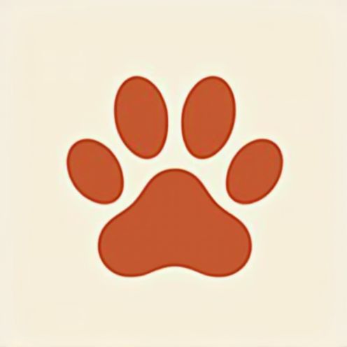 Dog paw print