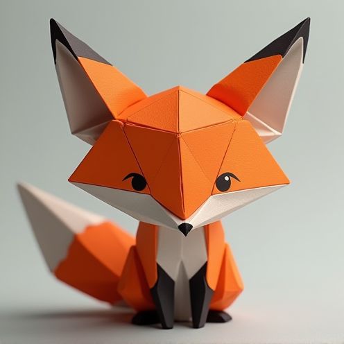 Origami Fox