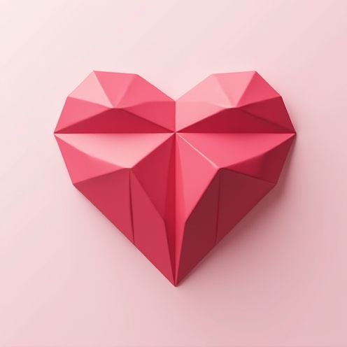 Paper Folded Heart