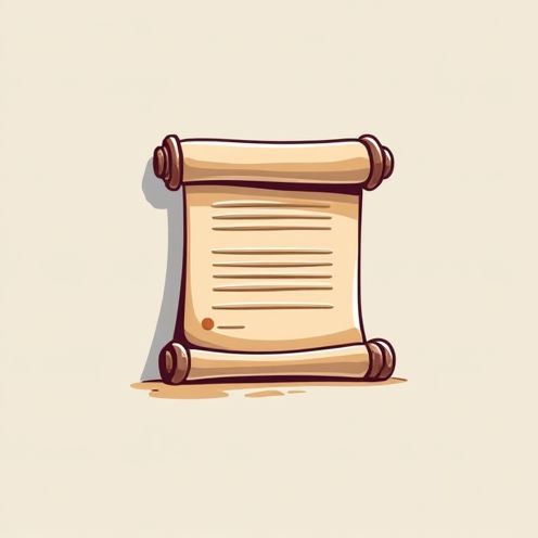 Legal Document Scroll