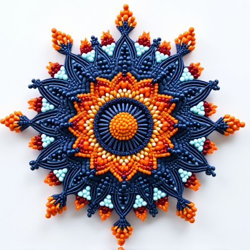 Beaded pattern