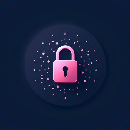 Secure lock icon