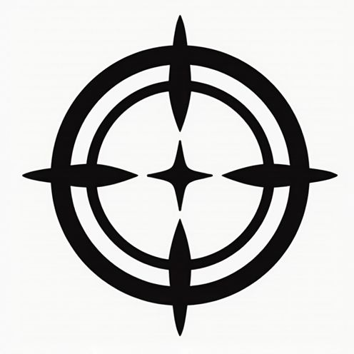 Circle with Crosshairs