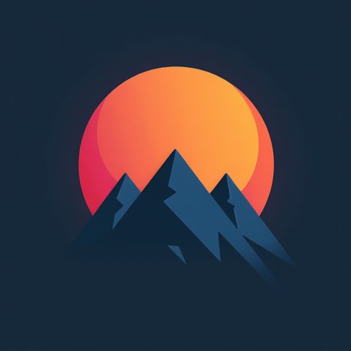 Mountain silhouette