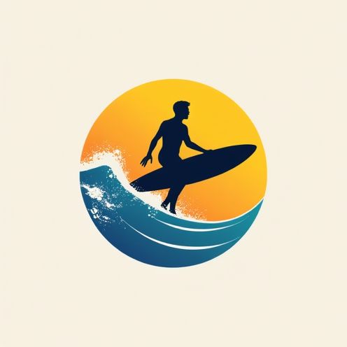 Surfer Silhouette