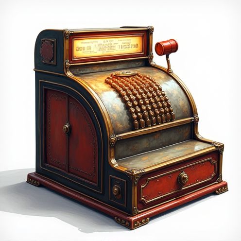 Retro Cash Register