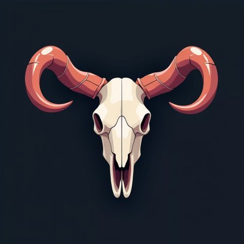 Stylized Animal Skull