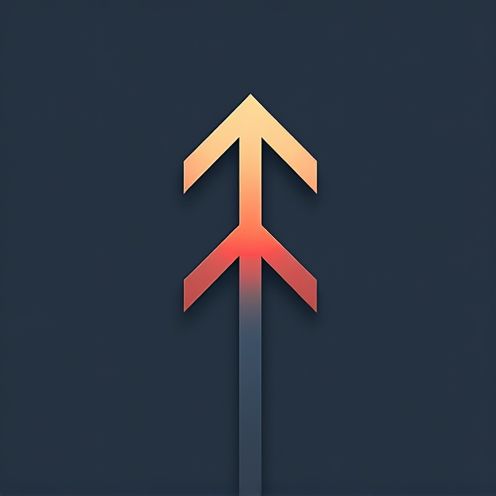 Upward arrow