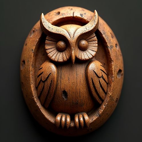 Carved Owl