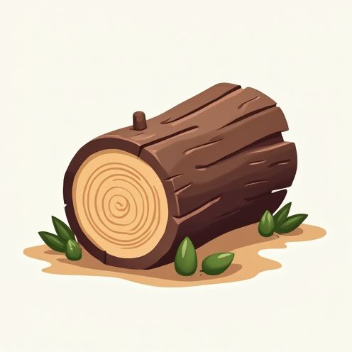 Wooden log