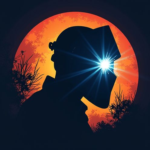 Welder's Mask Silhouette