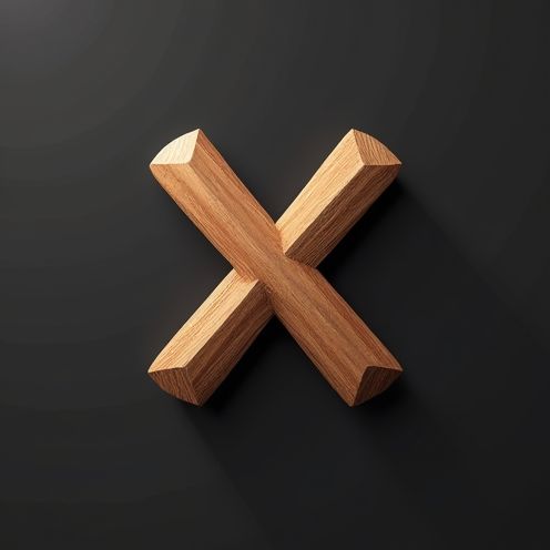 Wooden X