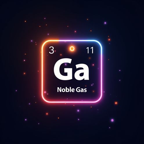 Noble Gas Periodic Table Element